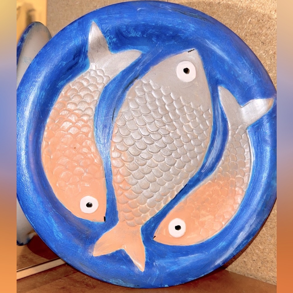 HandMade Ceramic Sealed plate